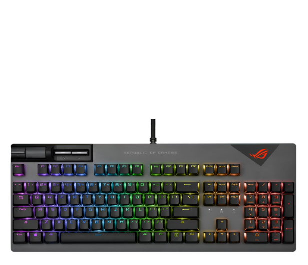 ASUS ROG STRIX Flare II 8000Hz/ ROG NX/ PBT/ USB 2.0/ czarna 90MP02D6-BKUA01 - 1165927 - zdjęcie 6